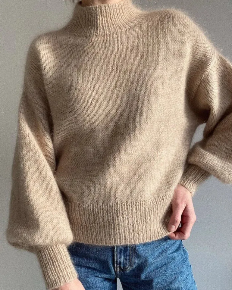 Balloon Sweater by PetiteKnit, in English