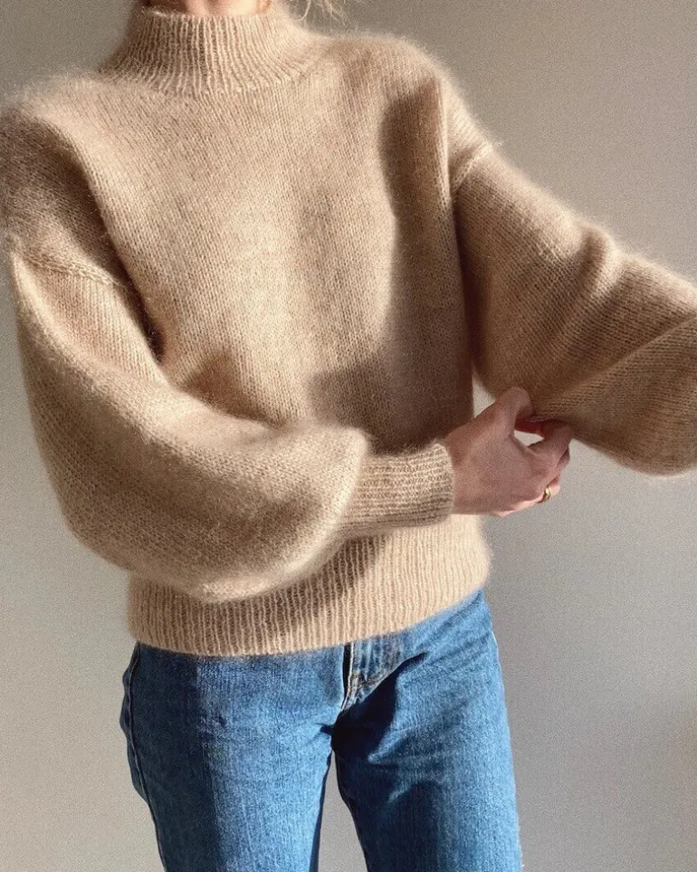 Balloon Sweater by PetiteKnit, in English