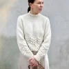 Blanc de Blancs Sweater by Leeni Hoimela, in english