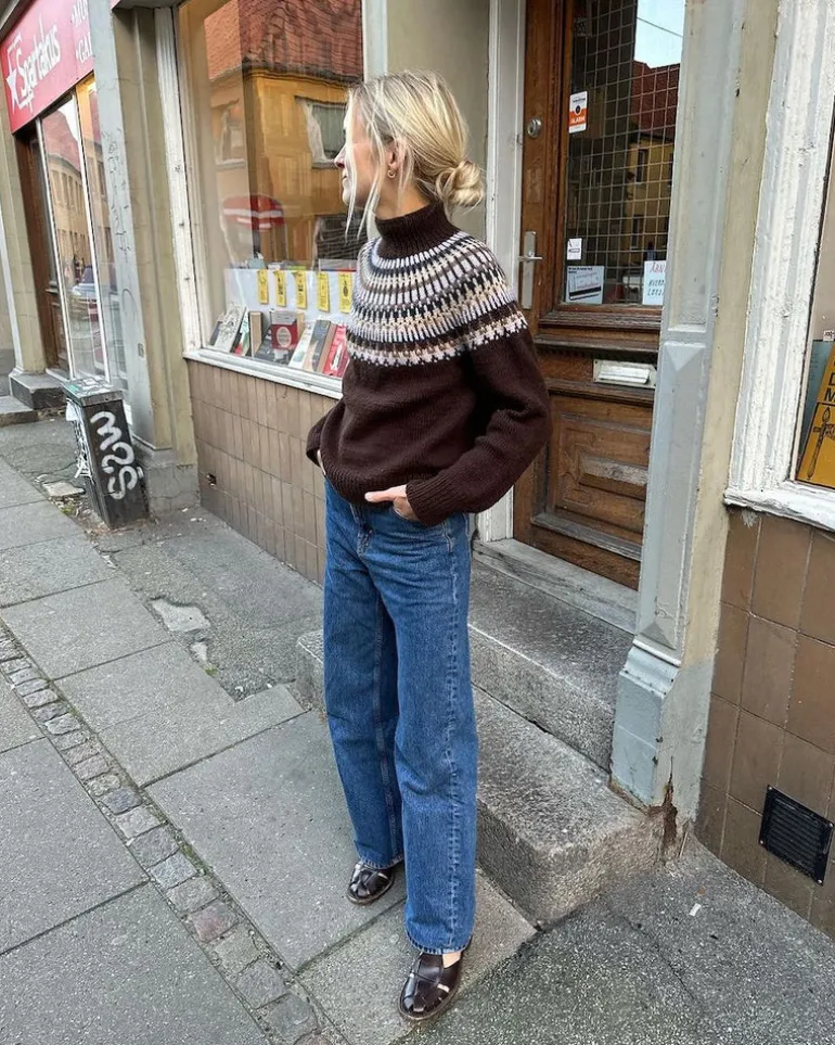 Celeste Sweater by PetiteKnit suomeksi in Finnish