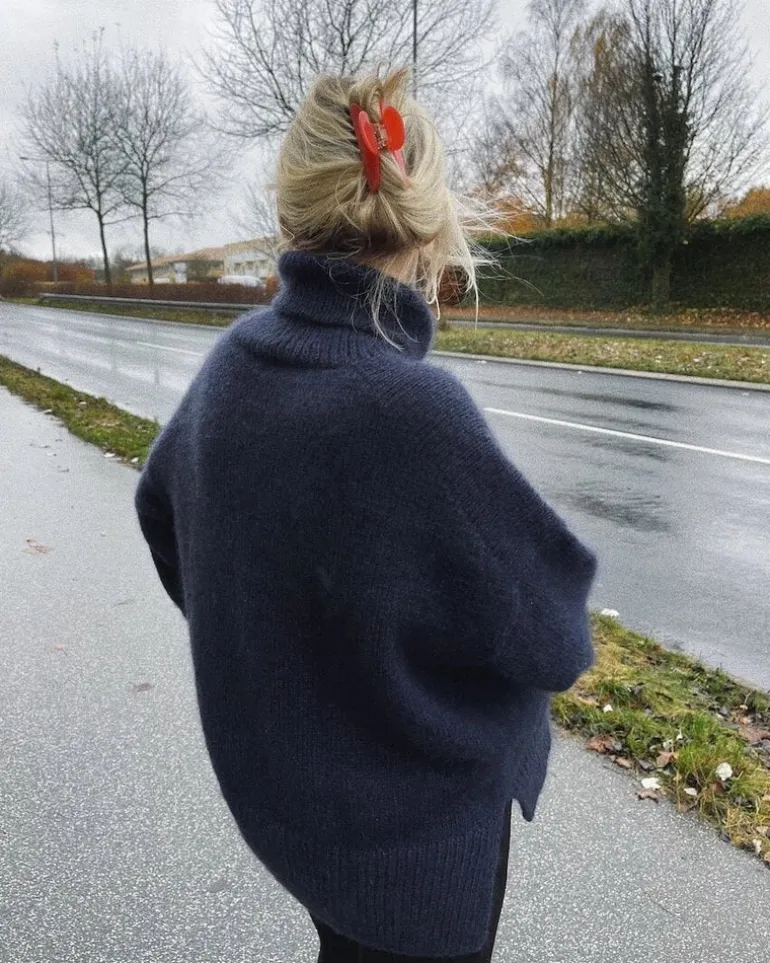 Chestnut Sweater by PetiteKnit, suomeksi in Finnish