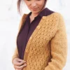 Classic Smocking Cardigan by PetiteKnit, in English