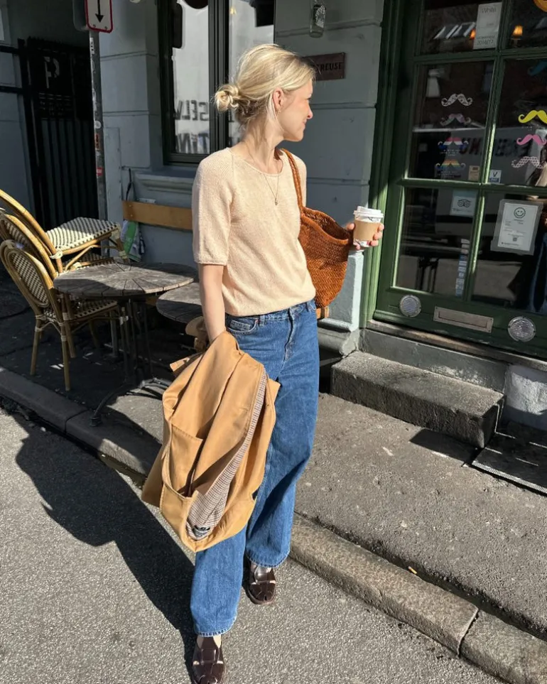 Cumulus Tee O-neck by PetiteKnit, suomeksi in Finnish