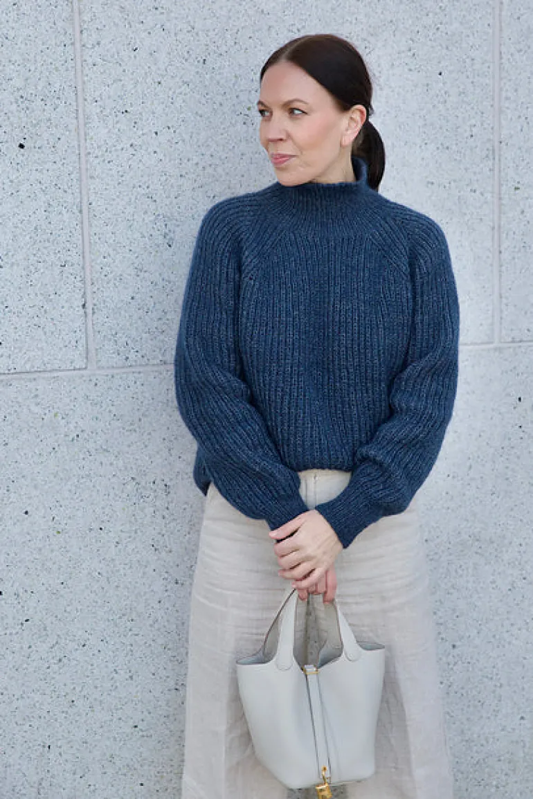 Iki Sweater by Leeni Hoimela, in english