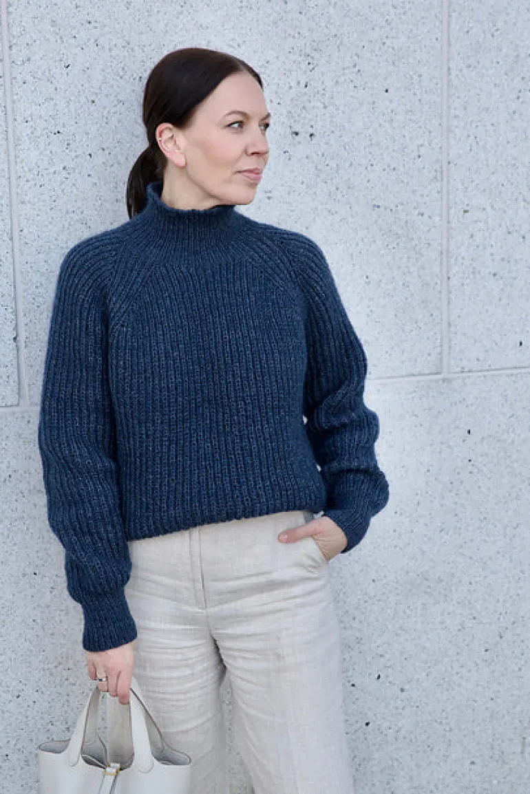 Iki Sweater by Leeni Hoimela, in english