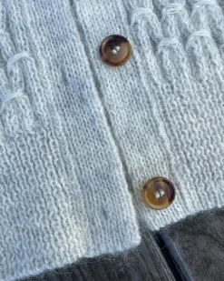 Jenny Jacket V-neck by PetiteKnit, in English