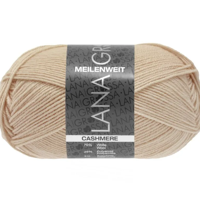 Lana Grossa Meilenweit 50 g Cashmere sukkalanka