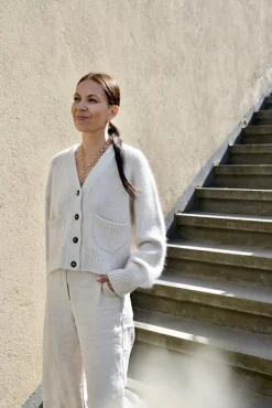 Lotte Cardigan by Leeni Hoimela, in english