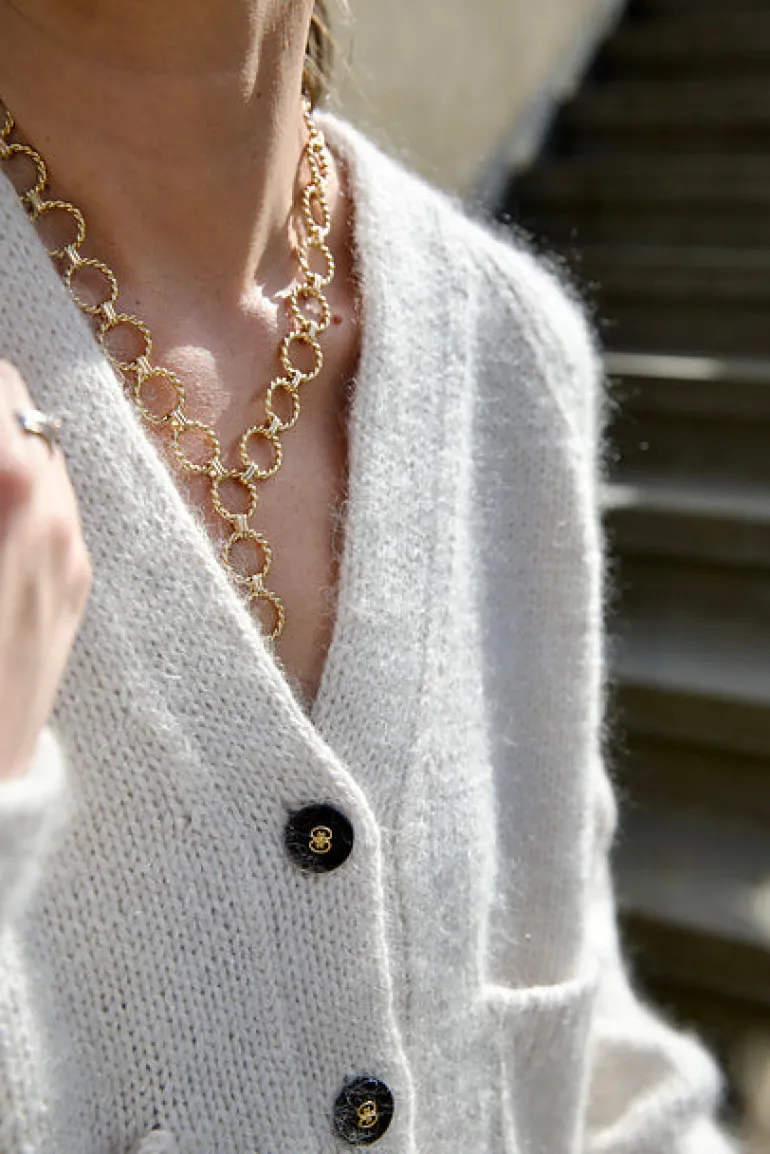 Lotte Cardigan by Leeni Hoimela, in english