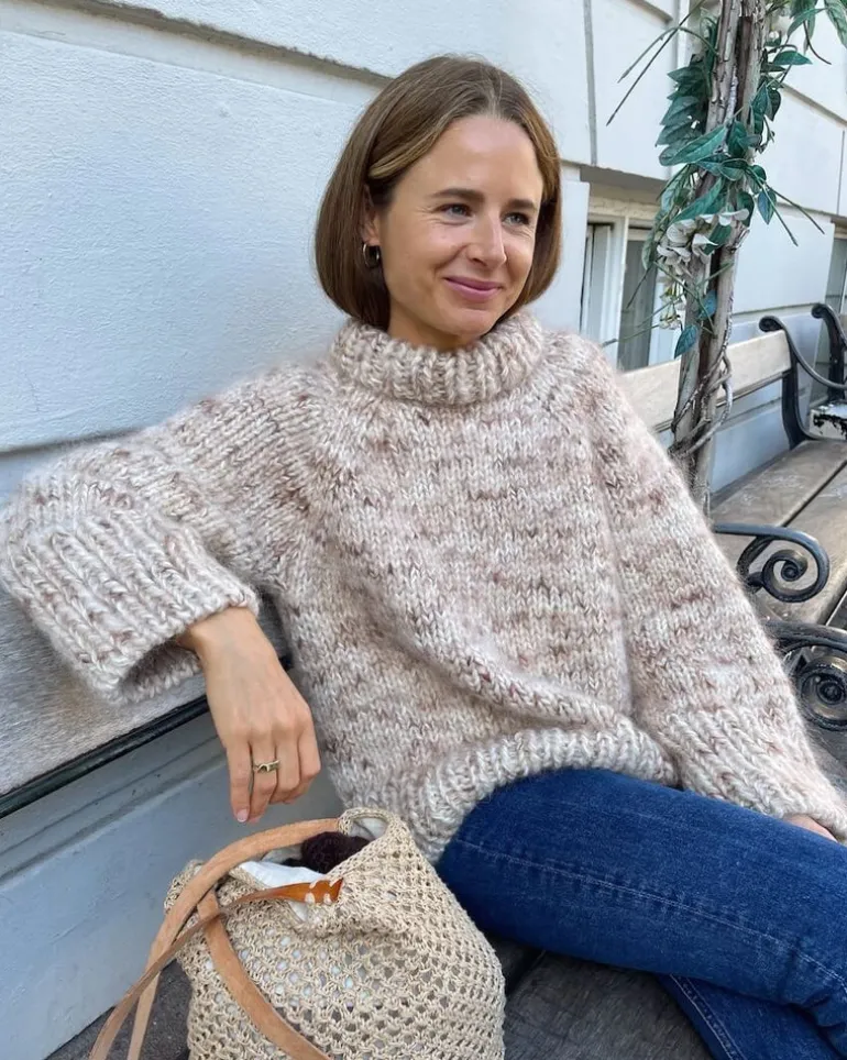 Marble Sweater by PetiteKnit, in English