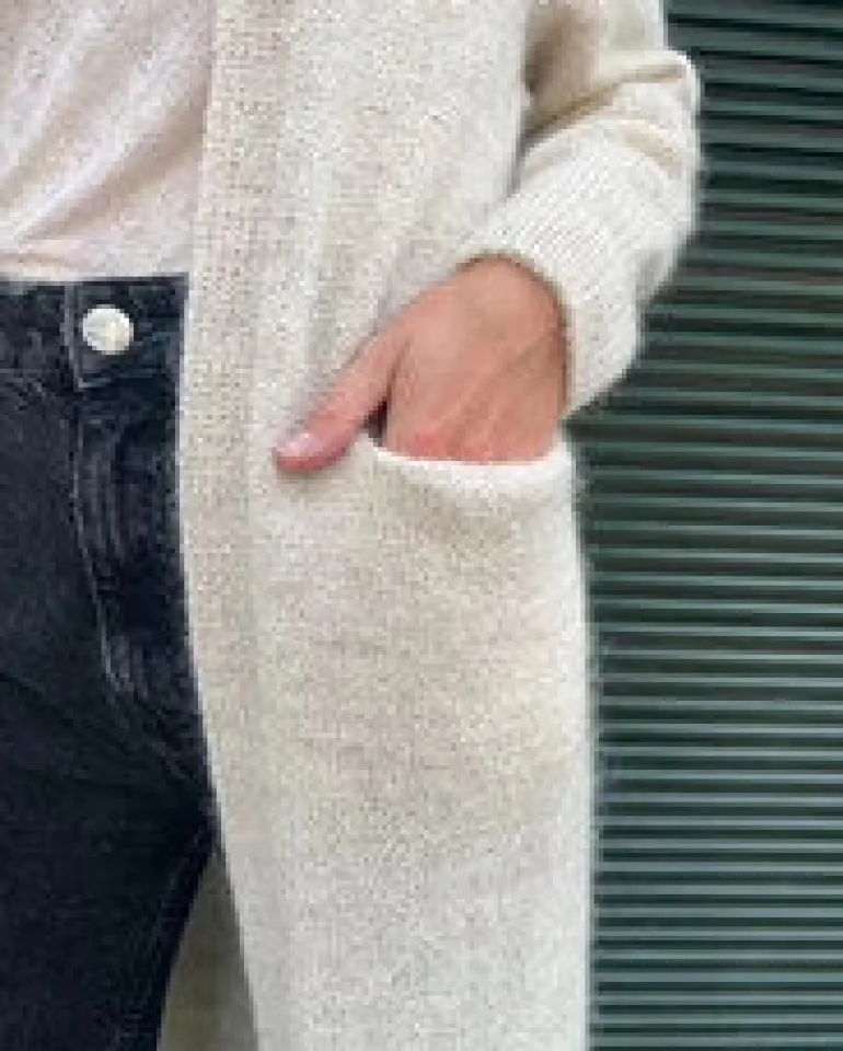 No Frills Cardigan by PetiteKnit, in English