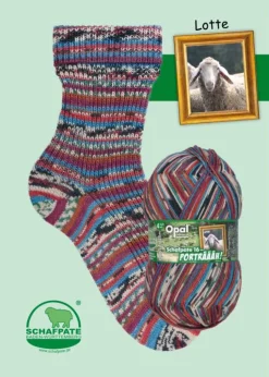 Opal Schaftpate Porträäh 4ply