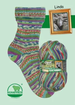 Opal Schaftpate Porträäh 4ply