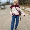 PetiteKnit Cross Sweater, English