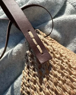 PetiteKnit olkahihna, nahkaa natural, Florence Bag tuotteeseen