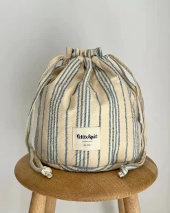 PetiteKnit projektikassi Striped Seersucker
