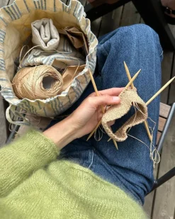 PetiteKnit projektikassi Striped Seersucker