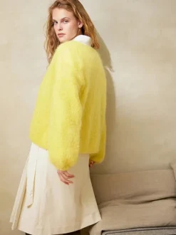 Sandnes Garn 2402_01 Facile Cardigan Ballerina Chunky Mohair / Suomeksi