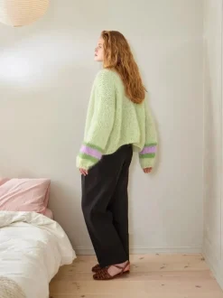 Sandnes Garn 2402_02 Facile Cardigan Ballerina Chunky Mohair / English