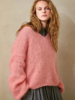 Sandnes Garn 2402_04 Facile Sweater Ballerina Chunky Mohair / Suomeksi