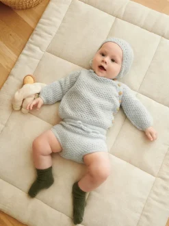 Sandnes Garn April Cardigan, Pants & Bonnet Baby 2413_05, English