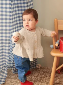 Sandnes Garn Dina Peplum Cardigan Baby 2407_07, English