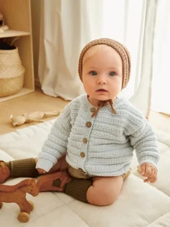Sandnes Garn Fillip Cardigan, Pants & Bonnet Baby 2413_04, English