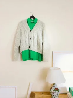 Sandnes Garn Harper Cardigan 2502_01, suomeksi