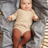 Sandnes Garn Lilja Cardigan, Diaper Pants, Tights & Bonnet Baby 2413_02, English