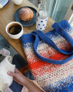 Technicolor Tote Bag by PetiteKnit, in English