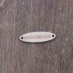 Vanerimerkki HANDMADE, soikio