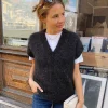 Weekend Slipover V-neck by PetiteKnit, in English