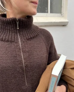 Zipper Sweater Light, PetiteKnit, in English